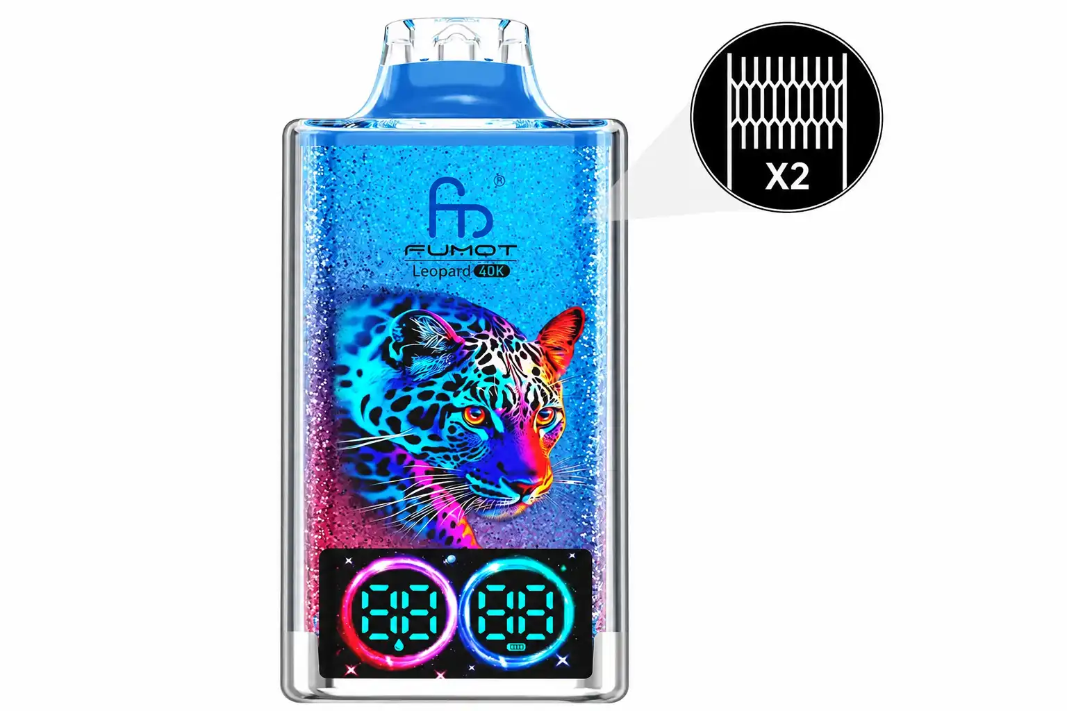 fumot tornado vape leopard 40k dual mesh coils